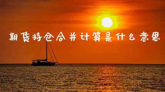 期货持仓合并计算是什么意思_https://www.lcjysmgs.com_黄金期货直播喊单_第1张