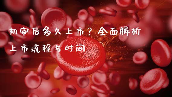 初审后多久上市？全面解析上市流程与时间_https://www.lcjysmgs.com_德指行情直播_第1张