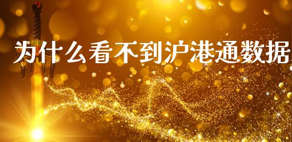 为什么看不到沪港通数据_https://www.lcjysmgs.com_德指行情直播_第1张