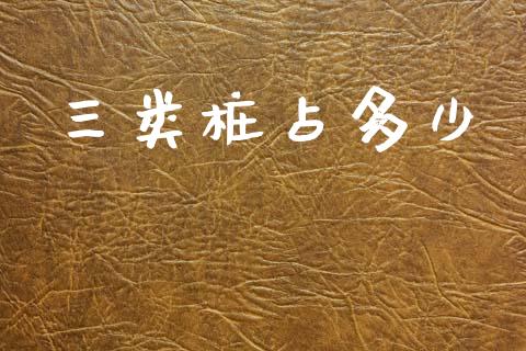 三类桩占多少_https://www.lcjysmgs.com_黄金期货直播喊单_第1张