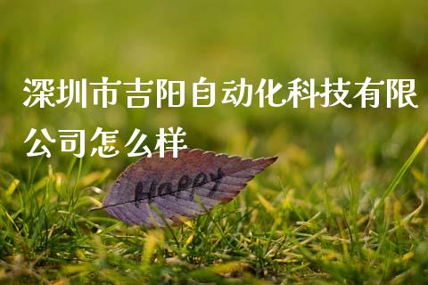 深圳市吉阳自动化科技有限公司怎么样_https://www.lcjysmgs.com_恒指直播平台_第1张