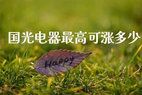 国光电器最高可涨多少_https://www.lcjysmgs.com_恒生指数直播_第1张