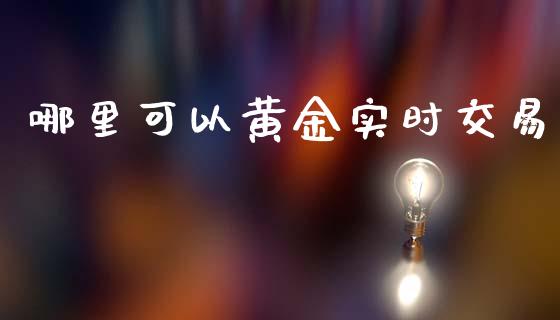 哪里可以黄金实时交易_https://www.lcjysmgs.com_恒生指数直播_第1张