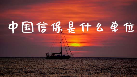 中国信保是什么单位_https://www.lcjysmgs.com_恒指直播平台_第1张