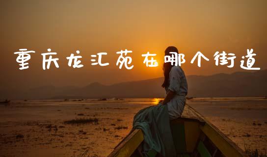 重庆龙汇苑在哪个街道_https://www.lcjysmgs.com_黄金期货直播喊单_第1张