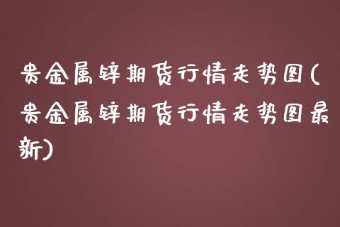 贵金属锌期货行情走势图(贵金属锌期货行情走势图最新)_https://www.lcjysmgs.com_恒指直播平台_第1张