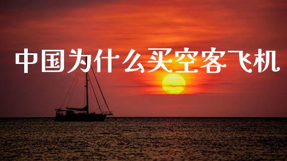 中国为什么买空客飞机_https://www.lcjysmgs.com_黄金期货直播喊单_第1张