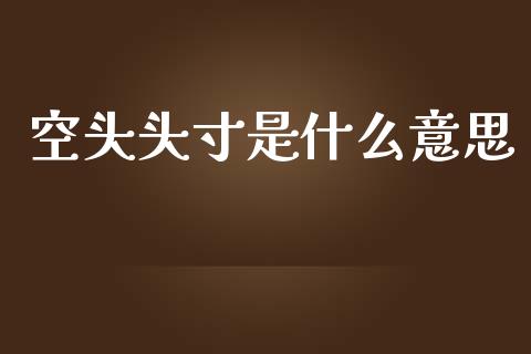 空头头寸是什么意思_https://www.lcjysmgs.com_黄金期货直播喊单_第1张