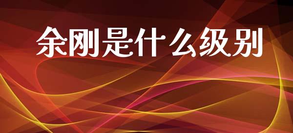 余刚是什么级别_https://www.lcjysmgs.com_恒生指数直播_第1张