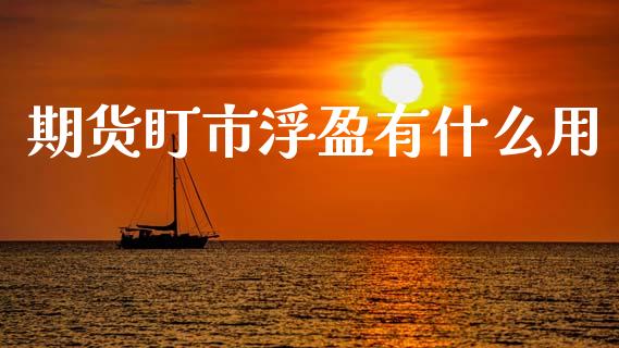 期货盯市浮盈有什么用_https://www.lcjysmgs.com_黄金期货直播喊单_第1张