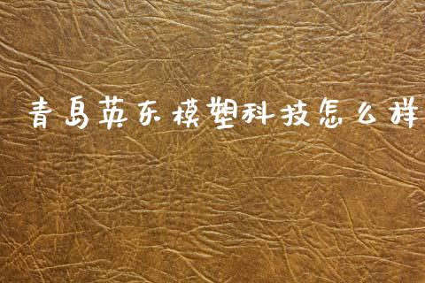 青岛英东模塑科技怎么样_https://www.lcjysmgs.com_德指行情直播_第1张