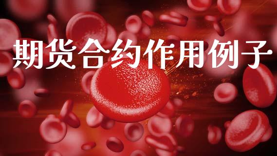 期货合约作用例子_https://www.lcjysmgs.com_德指行情直播_第1张