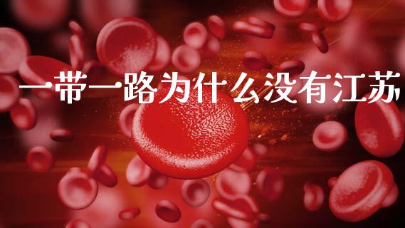 一带一路为什么没有江苏_https://www.lcjysmgs.com_黄金期货直播喊单_第1张