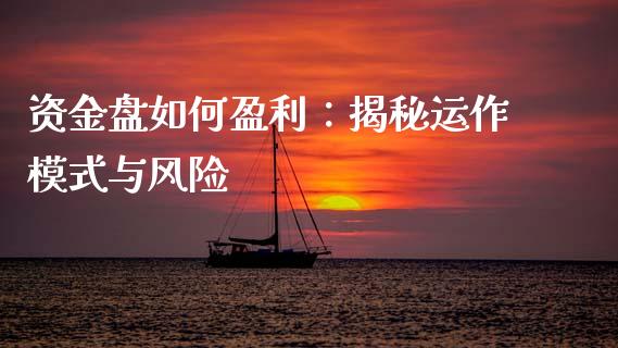 资金盘如何盈利：揭秘运作模式与风险_https://www.lcjysmgs.com_恒指直播平台_第1张