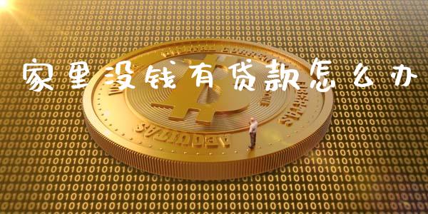 家里没钱有贷款怎么办_https://www.lcjysmgs.com_德指行情直播_第1张