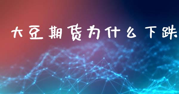 大豆期货为什么下跌_https://www.lcjysmgs.com_恒指直播平台_第1张