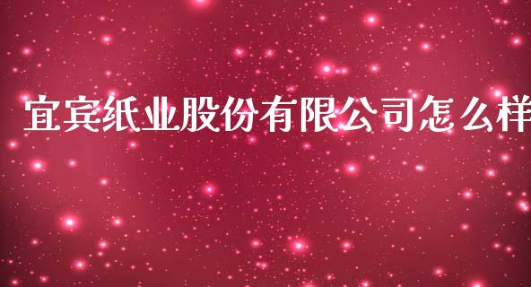 宜宾纸业股份有限公司怎么样_https://www.lcjysmgs.com_恒生指数直播_第1张
