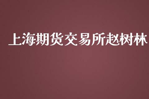 上海期货交易所赵树林_https://www.lcjysmgs.com_德指行情直播_第1张