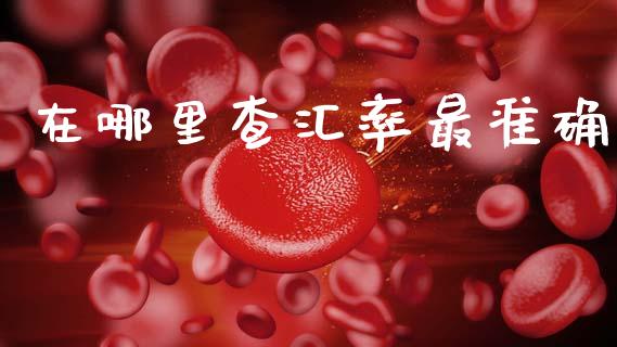在哪里查汇率最准确_https://www.lcjysmgs.com_恒指直播平台_第1张