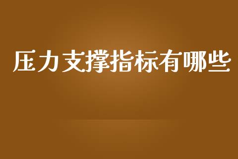 压力支撑指标有哪些_https://www.lcjysmgs.com_恒指直播平台_第1张