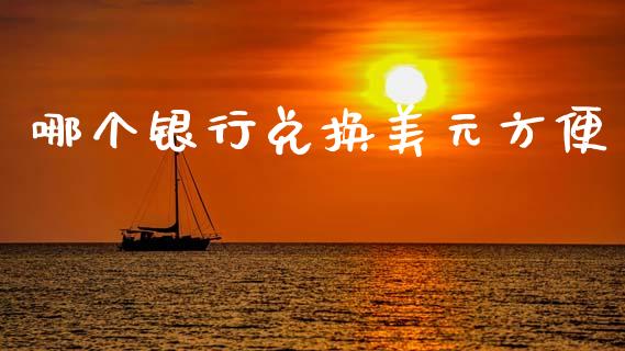 哪个银行兑换美元方便_https://www.lcjysmgs.com_黄金期货直播喊单_第1张