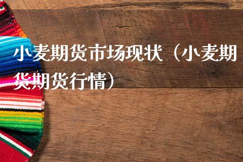 小麦期货市场现状（小麦期货期货行情）_https://www.lcjysmgs.com_恒指直播平台_第1张