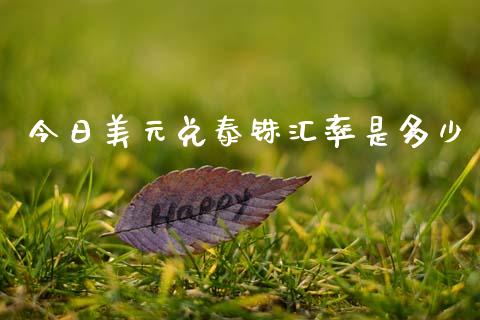 今日美元兑泰铢汇率是多少_https://www.lcjysmgs.com_黄金期货直播喊单_第1张