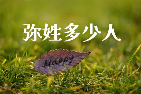 弥姓多少人_https://www.lcjysmgs.com_恒指直播平台_第1张