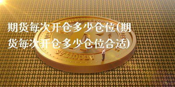 期货每次开仓多少仓位(期货每次开仓多少仓位合适)_https://www.lcjysmgs.com_恒指直播平台_第1张