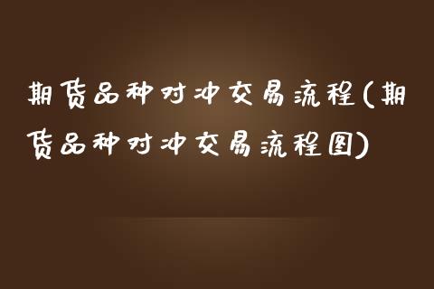 期货品种对冲交易流程(期货品种对冲交易流程图)_https://www.lcjysmgs.com_恒生指数直播_第1张