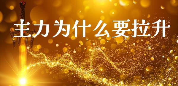 主力为什么要拉升_https://www.lcjysmgs.com_德指行情直播_第1张