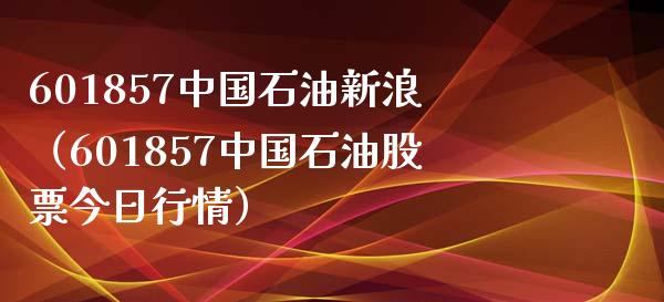 601857中国石油新浪（601857中国石油股票今日行情）_https://www.lcjysmgs.com_德指行情直播_第1张