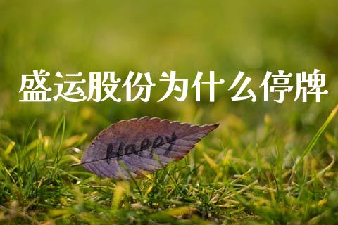 盛运股份为什么停牌_https://www.lcjysmgs.com_恒生指数直播_第1张