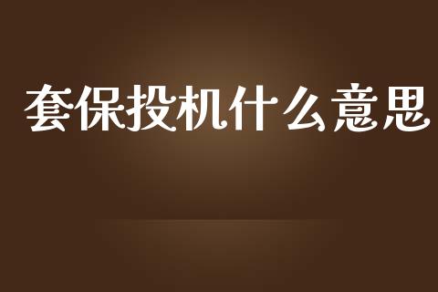 套保投机什么意思_https://www.lcjysmgs.com_德指行情直播_第1张