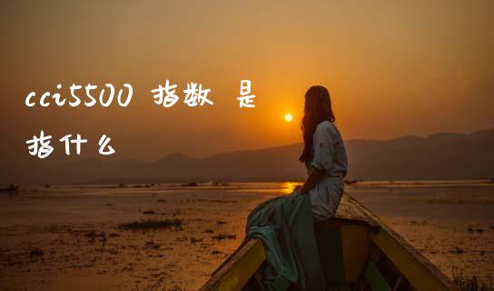 cci5500 指数 是指什么_https://www.lcjysmgs.com_恒指直播平台_第1张
