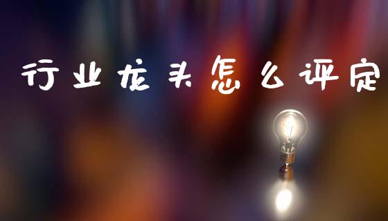 行业龙头怎么评定_https://www.lcjysmgs.com_恒指直播平台_第1张