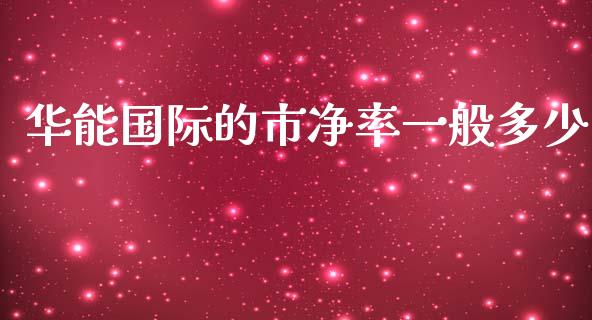 华能国际的市净率一般多少_https://www.lcjysmgs.com_黄金期货直播喊单_第1张