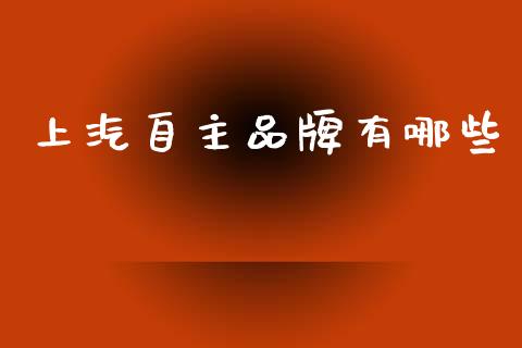 上汽自主品牌有哪些_https://www.lcjysmgs.com_黄金期货直播喊单_第1张