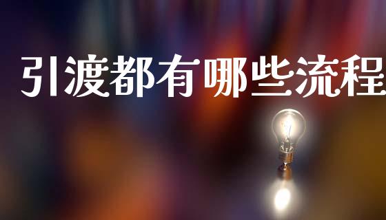 引渡都有哪些流程_https://www.lcjysmgs.com_黄金期货直播喊单_第1张