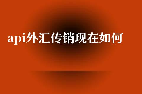 api外汇传销现在如何_https://www.lcjysmgs.com_恒指直播平台_第1张