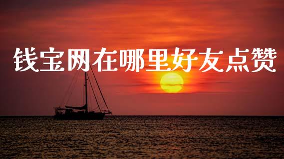 钱宝网在哪里好友点赞_https://www.lcjysmgs.com_德指行情直播_第1张