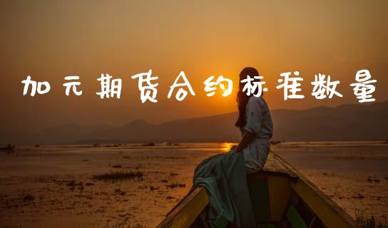 加元期货合约标准数量_https://www.lcjysmgs.com_黄金期货直播喊单_第1张