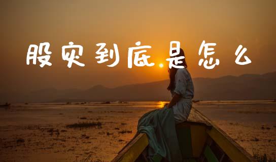 股灾到底是怎么_https://www.lcjysmgs.com_德指行情直播_第1张