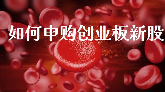 如何申购创业板新股_https://www.lcjysmgs.com_黄金期货直播喊单_第1张