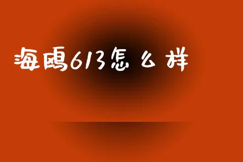 海鸥613怎么样_https://www.lcjysmgs.com_恒指直播平台_第1张
