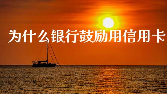 为什么银行鼓励用信用卡_https://www.lcjysmgs.com_德指行情直播_第1张