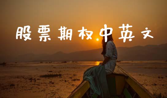 股票期权中英文_https://www.lcjysmgs.com_恒指直播平台_第1张