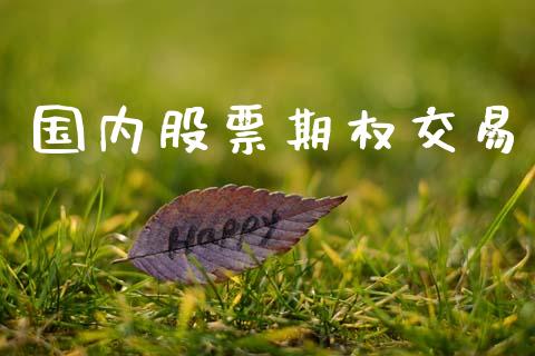 国内股票期权交易_https://www.lcjysmgs.com_黄金期货直播喊单_第1张
