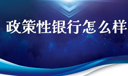 政策性银行怎么样_https://www.lcjysmgs.com_恒指直播平台_第1张