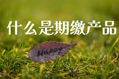 什么是期缴产品_https://www.lcjysmgs.com_恒指直播平台_第1张